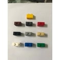 thumbnail image 3 of 100 Pcs MOC Parts 2877 Brick Modified 1x2 with Grille / Fluted Profile Compatible Brick DIY Building Block Particle Kid Toy Gift 100 pcs dark grey, 3 of 6