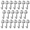 silvery, variant on Topsmileusa Swivel Swing Magnetic Hooks, Magnetic Hooks, 30LB (20PACK) Strong Heavy Duty Neodymium Magnet Hooks Great for Grill, Refrigerator, Kitchen, Office-(G20mm-20p-black)