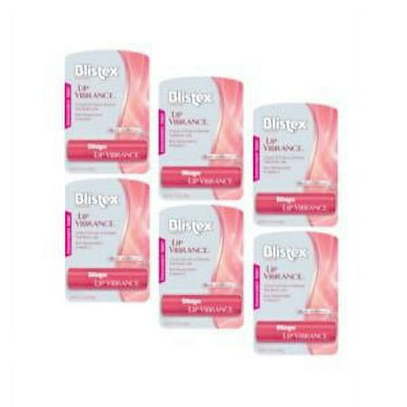 6 Pack Blistex Lip Vibrance Lip Protectant 0.13 Oz Each