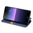 thumbnail image 2 of Case for Sony Xperia 10 II Flip Cover Wallet Flip Cover Magnetic Protective - Blue, 2 of 5