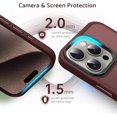 thumbnail image 5 of Designed for iPhone 15 Pro Case, [Compatible with Magsafe] Super Soft Silicone Shockproof Phone Case Cover for iPhone 15 Pro 6.1 inch, Wine Red, 5 of 12