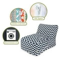 thumbnail image 6 of Majestic Home Goods Chair Lounger Chevron Navy, 6 of 6