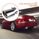 thumbnail image 3 of Silenciador Escape Coche 63 Mm Silenciador Humos Modificación Coche Suministros Modificación Tubo Escape Garganta Trasera (estilo Curvo Plateado), 3 of 8