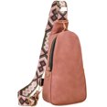 thumbnail image 1 of Riñonera Bolso Damas Casual Cintura Vintage Sólido Pecho Regalos para Amigas Rosa, 1 of 7