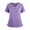 Purple, variant on Scrub Shirt Fashion Workwear Inspired Top, Soft for Lounging, Errands & Casual Wear | Scrub Tops Women Pink 5XL