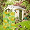 thumbnail image 4 of Smilayrd Summer Lemon Garden Flag 12.5x18 Small Vertical Double Sided Decorative Spring Floral Leaves Green Yellow Lemon Flag For Outside Yard Lawn Outdoor Decoration, 4 of 6