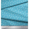 thumbnail image 2 of Soimoi Modal Satin Fabric Dot,Cricket Player & Bat Sports Print Sewing Fabric Yard 42 Inch Wide, 2 of 3