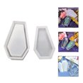 thumbnail image 2 of BQBQERT Resin Crystal Epoxy Mold Coffin Trinket Box Silicone Halloween Gothic Container Making Tool, 2 of 7