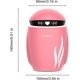 thumbnail image 3 of Humidificador robot, humidificador de aire USB portátil con luz nocturna y ventilador pequeño, luces de atmósfera coloridas, protección de apagado inteligente (rojo) ER, 3 of 5