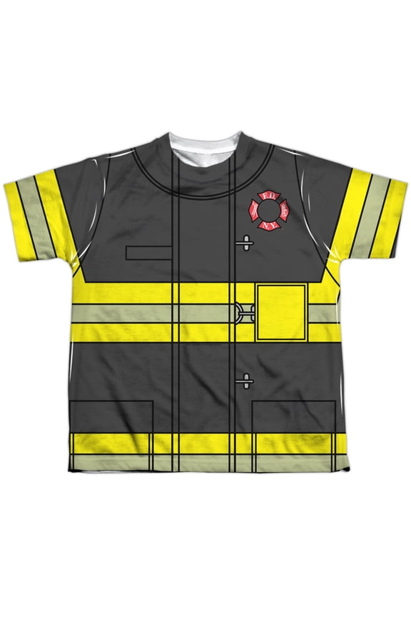 New York City - Firefighter Uniform - Youth Short Sleeve Shirt - X-Large