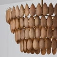 thumbnail image 3 of Capital Lighting 354442LW Ravi 4 Light 29" Wide Chandelier - Light Wood / Patinaed Brass, 3 of 6