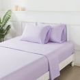 thumbnail image 4 of Your Zone 7-Piece Purple Metallic Foil Cheetah Bedding Set for Kids with Storage Bag, Full, 4 of 9