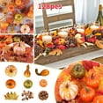thumbnail image 2 of Simulation Pumpkin Halloween Decoration Pumpkin Model Vegetable Cabinet Display Photography Props (orange), 2 of 9