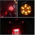 thumbnail image 2 of 4pcs 13-LED Turn Signal Lights for Motorbike, Waterproof Motorcycle Indicators, Universal Fit for Scooter, Quad, Cruiser, 2 of 5