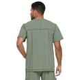 thumbnail image 5 of Dickies Advance Medical Scrubs Top for Men V-Neck 3 Pocket DK695, XS, Olive Twist, 5 of 5