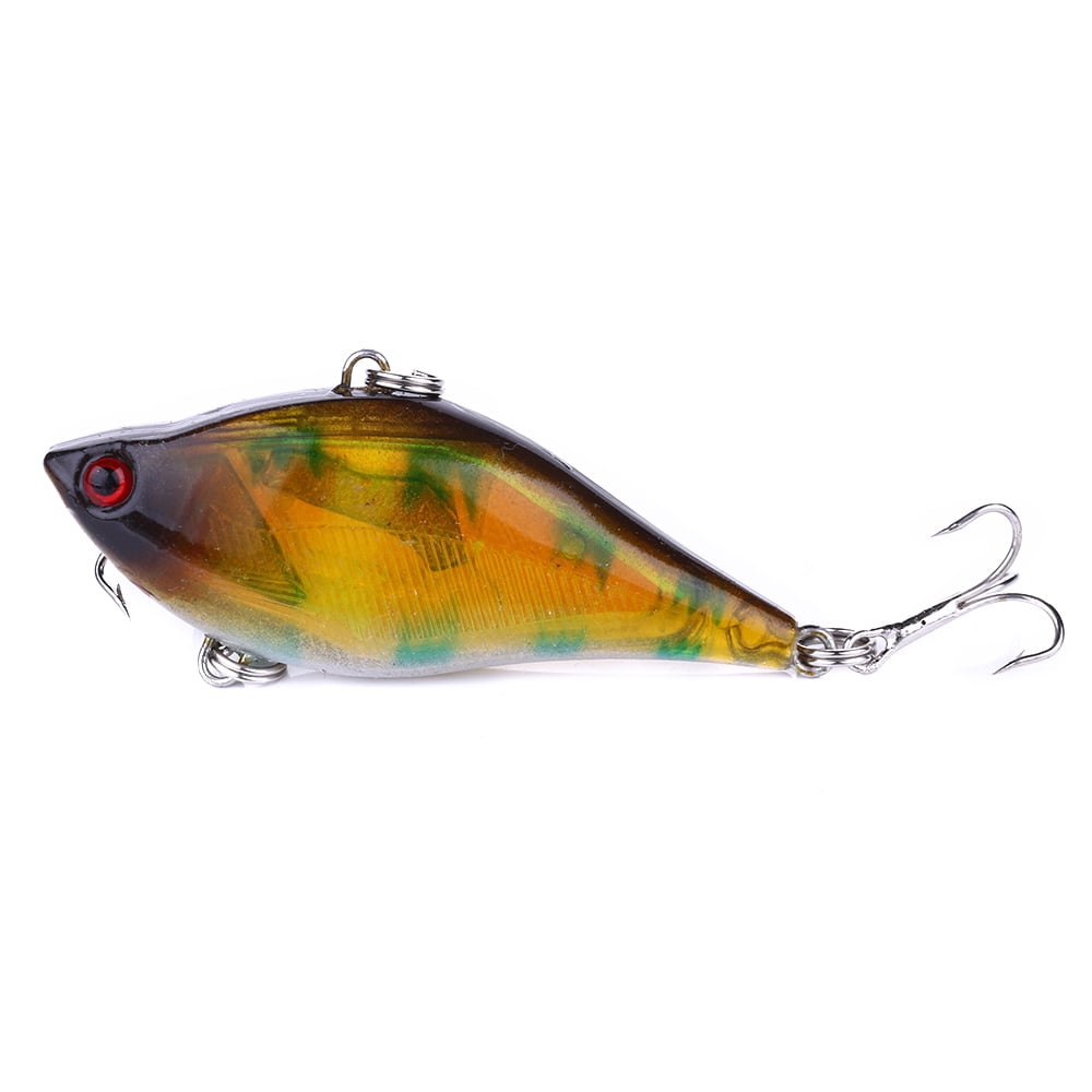 HENGJIA Fishing Lures, 6PCS Lipless Crankbaits for Bass, Minnow VIB Hard Baits Long Casting Sinking Fishing Lure for Saltwater Freshwater Bass, Redfish, Trout, Walleye