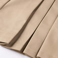 thumbnail image 3 of XEGLSBU Girls Skirts Girls' Casual Pleated British Style School Skirt for Children's Wear with Comfortable and Elastic Waistband for Spring and Summer Outfits Khaki Size 6-7 Years, 3 of 5