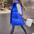 thumbnail image 2 of Gibobby Chalecos de mujer de vestir, Chaleco hinchable ligero para mujer(Azul,G), 2 of 5