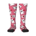 thumbnail image 1 of Fotbe French Bulldog And Heart Calcetas Divertidas Estampadas para Hombre y Mujer, Calcetas de Algodón hasta la Rodilla para Caminar, Correr, Enfermería y Embarazo, 1 of 6