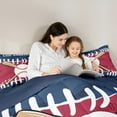 thumbnail image 6 of Homewish Baseball Game Gaming Bedding Comforter Set,Western City Twin Comforter Sets,Ball Sport Theme Bedding Set For Teens Kids,Breathable Home Decor Reversible,2 Pieces, 6 of 9