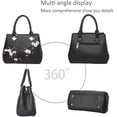 thumbnail image 5 of Casual dulce bolso mujer bandolera bandolera monedero Tote Commuter PU cuero brillar Juguete, 5 of 5