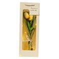 thumbnail image 4 of Flores artificiales Ramos artificiales Decoración de mesa Tulipanes artificiales de PU para amarillo, 4 of 9