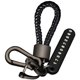 thumbnail image 1 of Llavero de cuero trenzado para coche, soporte para matrícula, teléfono, llavero para vehículo, accesorios (negro), 1 of 5
