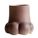 thumbnail image 2 of Jarrón de cerámica con forma de garra de gatito, maceta para arreglos florales, contenedor decorativo para Marrón, 2 of 9