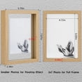 thumbnail image 2 of Juego de marcos flotantes MUYE de 5 x 7 pulgadas para colgar en la pared o en la mesa, 2 of 7