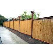 Backyard X-Scapes Natural Bamboo Fence Panel 3/4 D x 6 H x 8 L