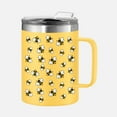 thumbnail image 1 of Tasse Isolée en Lin Oggi Worker Bees - 420ml, 1 of 1