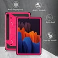 thumbnail image 5 of FIEWESEY for Samsung Galaxy Tab S8 Plus/Tab S7 Plus Tablet Case,Shock-Resistant Drop-Proof Hybrid Rugged case(Built-in Stand), for Samsung Galaxy Tab S8 Plus/S7 Plus 12.4 inch Tablet(Pink), 5 of 6