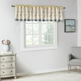 thumbnail image 5 of Madison Park Serene Embroidered Window Valance in Yellow, 50"x18", 5 of 5