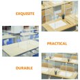 thumbnail image 3 of 3pcs Desktop Area Dividing Board Plastic Transparent Partition Universal Sneeze Guard For Restaurant, 3 of 4