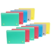 C-Line 4" x 6" Index Card Case, Assorted Tropic Tones, Pack of 12