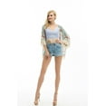 thumbnail image 2 of Femmes Floral en Vrac Pompons Châle Kimono Cardigan Veste Wrap Tops Couvrir, 2 of 5