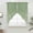 White Gray Green, variant on Sage Green Wildflowers Swag Valances for Windows 2 Pack, Kitchen Window Curtains 36 Inch Length, Modern Floral Butterfly Plant Privacy Swag Curtains for Living Room/Bathroom with Rod Pocket 36"x36"