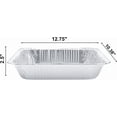 thumbnail image 5 of 9x13 Deep Half Size Aluminum Pans Without Lids, Foil Trays for Baking & Meal Prep, 10 CT, 5 of 8