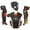 Black/Orange, variant on All Star MVP-PRO™ Series Baseball Catcher's Kit(Maroon/Graphite,Youth)