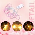 thumbnail image 4 of Fiudx Decoración Del Hogar Luces Decorativas Led Para Decoración Del Día De San Valentín, Luces Nocturnas Decorativas Para Dormitorio, Fiesta, Luces Ambientales, Cadena De Luces De Metal Ofertas Y Li, 4 of 6