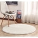 thumbnail image 2 of Alfombra redonda de felpa blanca para niños, alfombra para sala de estar, decoración del hogar, alfombra suave para dormitorio de niños, alfombra de juego para habitación de bebé, alfombra bonita y es, 2 of 5