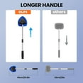 thumbnail image 2 of Car Windshield Cleaning Tool Set, Interior Exterior Auto Glass Cleaner Kit with Extendable Handle and 4 Reusable Microfiber Pads for Cars Trucks and Home, 2 of 8
