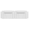 thumbnail image 3 of vidaXL Headboard Cushion White 183 cm Faux Leather, 3 of 5