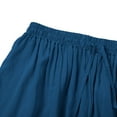thumbnail image 5 of Lroveb Palazzo Pants for Women Plus Size,High Waisted Baggy Hippie Gypsy Boho Pants, Size Solid Color Casual Loose Pants Yoga Trousers Navy, 5 of 6