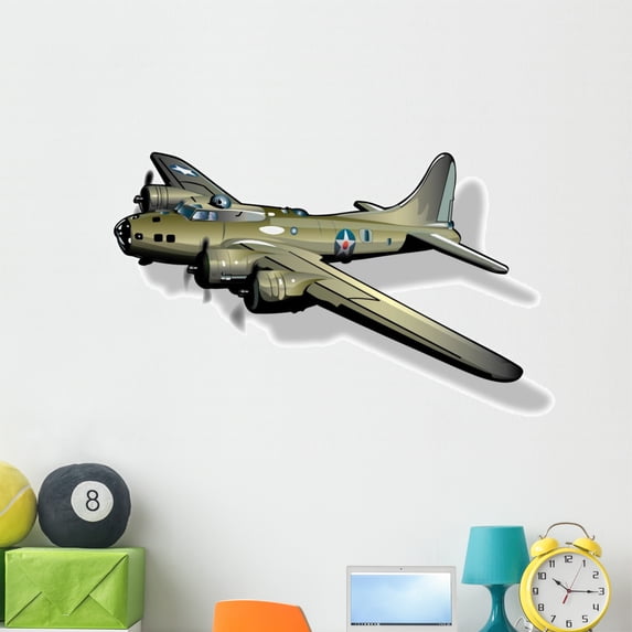 B17 Wall Mural by Wallmonkeys Peel and Stick Graphic (48 in W x 28 in H) WM37775