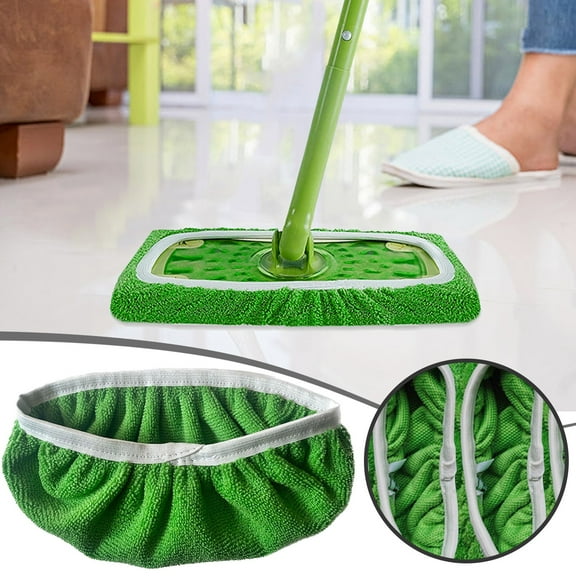 Absorbent Flat Mop Cloth Replacement Cover for Household Cleaning Use Dry and Wet