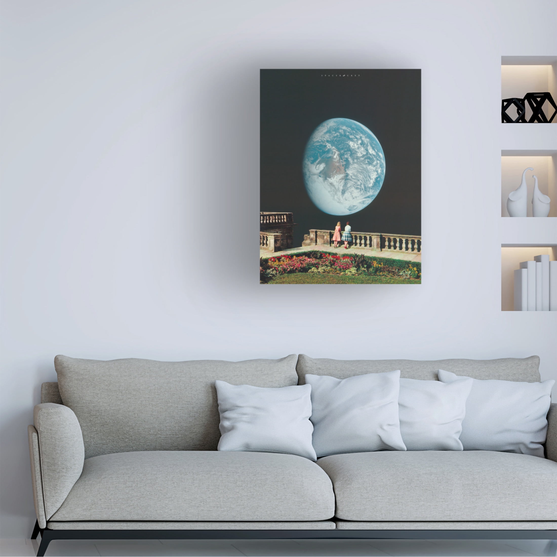 Trademark Fine Art spacerocket art 492 Canvas Wall Art
