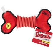 Dogzilla Strong Plush Chicken-Flavored Rubber Dog Toy, 1ct