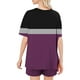 thumbnail image 3 of Conjunto de Pijama de las Mujeres de Moda Casual Color Sólido Manga Corta Cuello Redondo Top Y Pantalones, 3 of 6