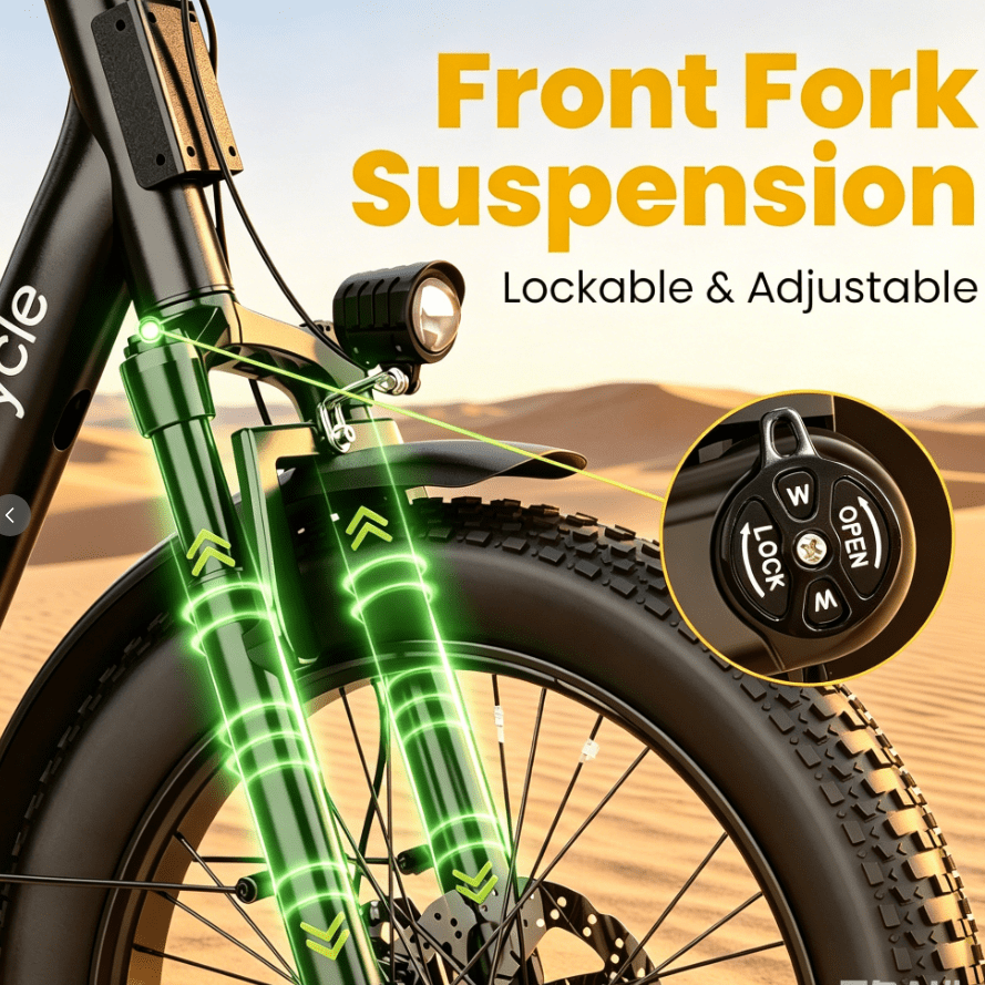 GSPEED U03 Adult Electric Mountain Bike, 1500W Peak Motor, 48V 13Ah Removable Battery, 90-Mile Range, 7-Speed Shimano Gears, Front Suspension, UL2849 Certified E-Bike